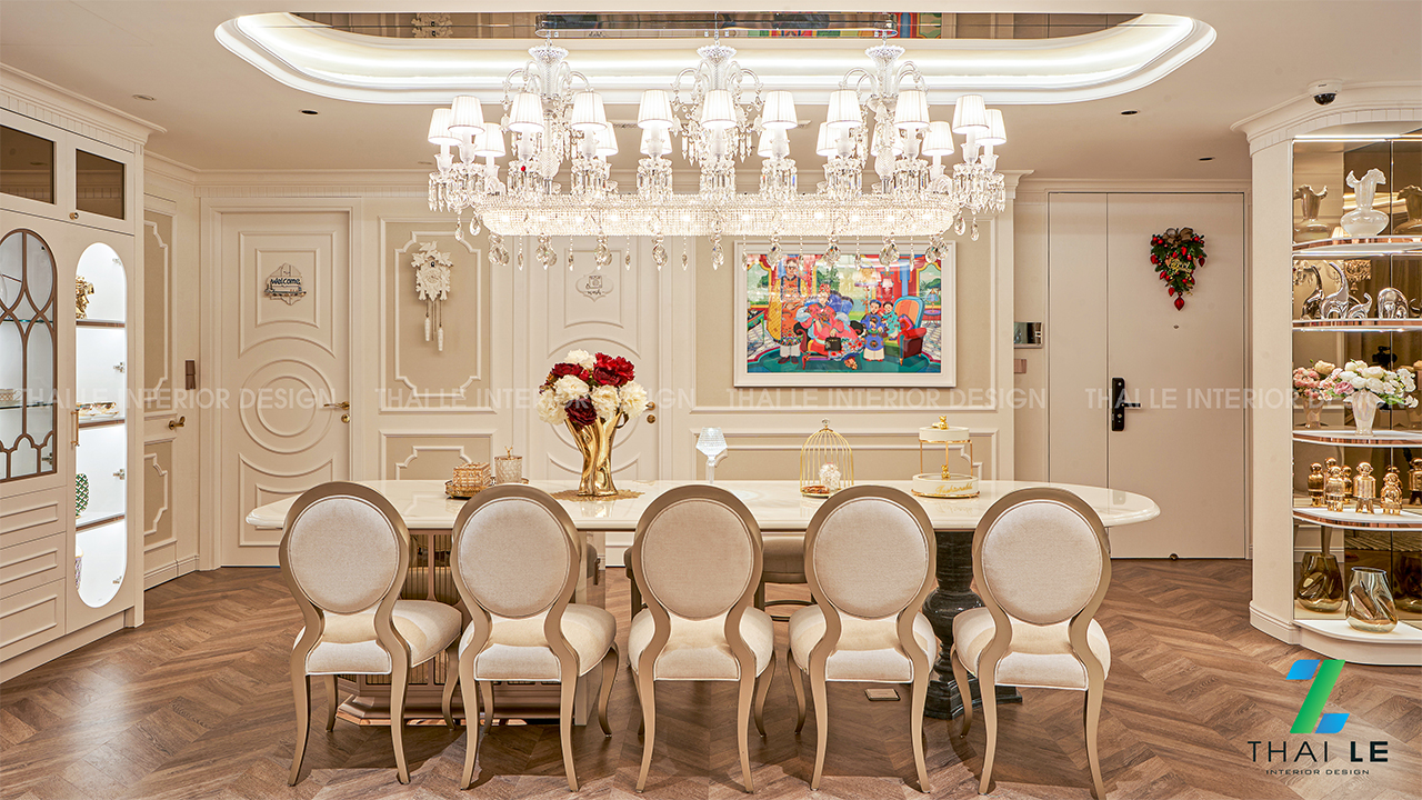 Thi công nội thất căn hộ H17.05 The Peak Q7 - 220M2